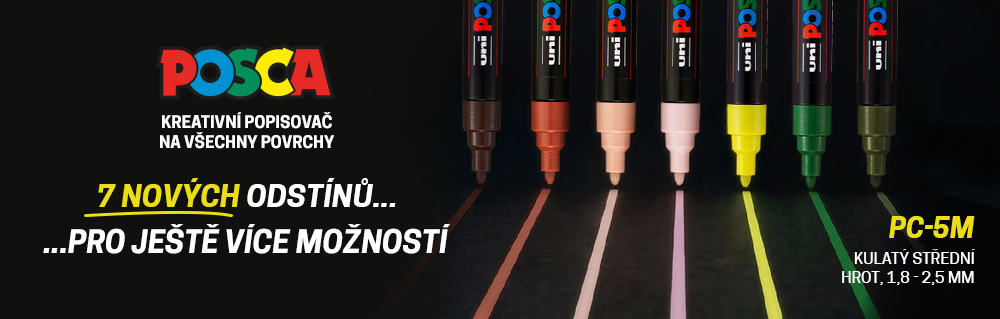 POSCA - nové odstíny POSCA 5M